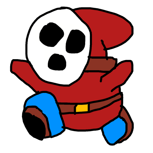 Shy Guy drawing by monthra