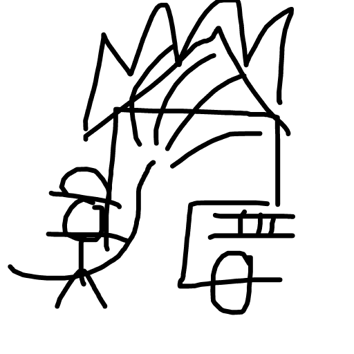 Firefighter drawing by lili