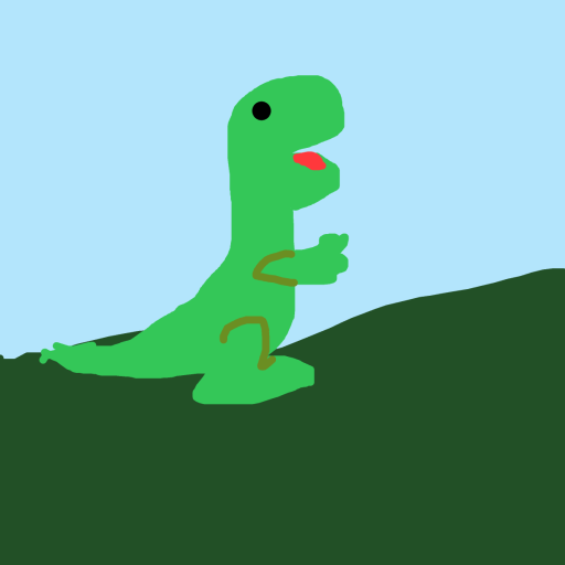 T-Rex drawing by tee