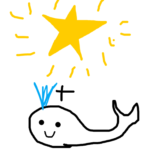 Star Whale drawing by mikestam195