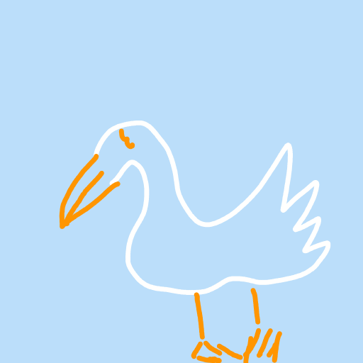 Duck drawing by coal-mild-peace