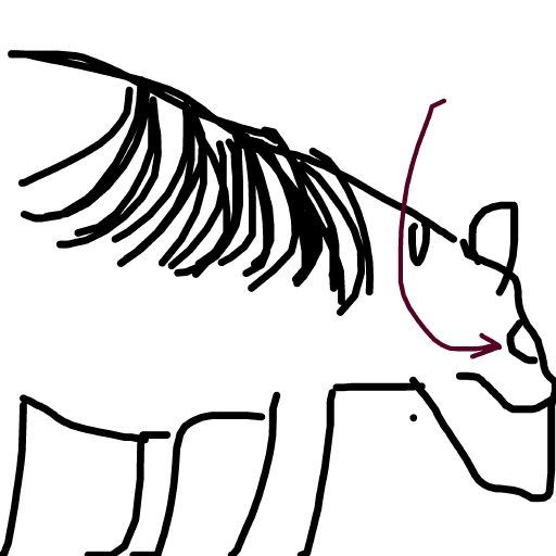 Eye of Horus drawing by vale