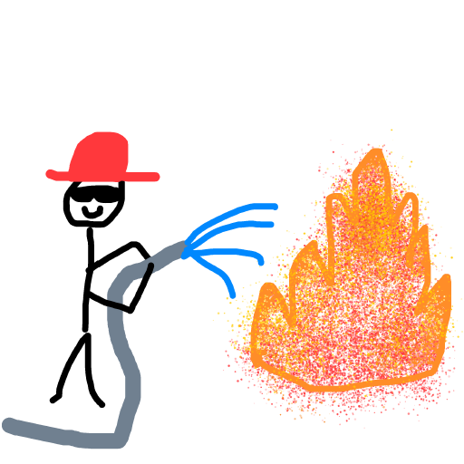Firefighter drawing by japsie