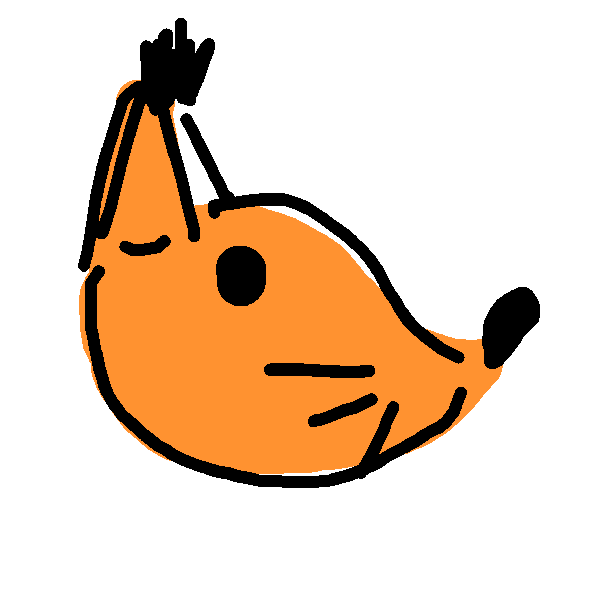 Fox drawing by grand-bold-peak