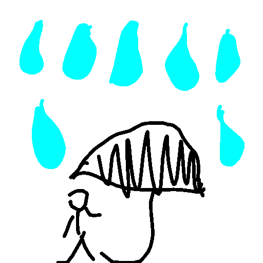 Umbrella drawing by theodore