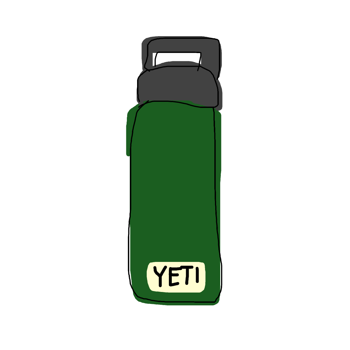 Bottle drawing by beksss