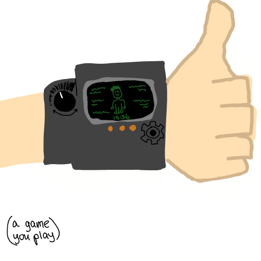 Pip-Boy drawing by chloster