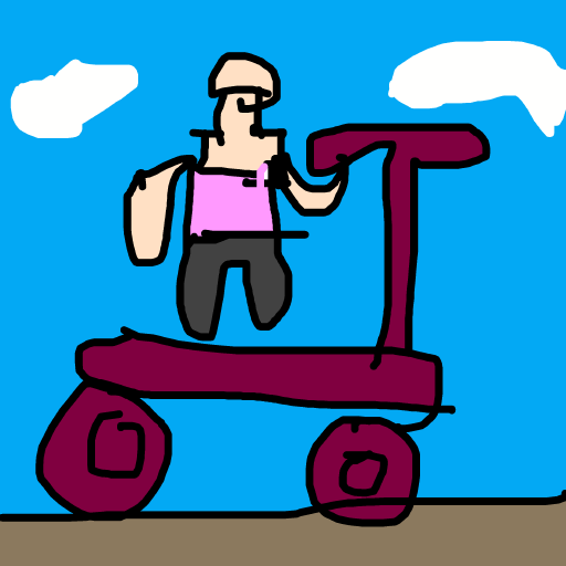 Scooter drawing by louie