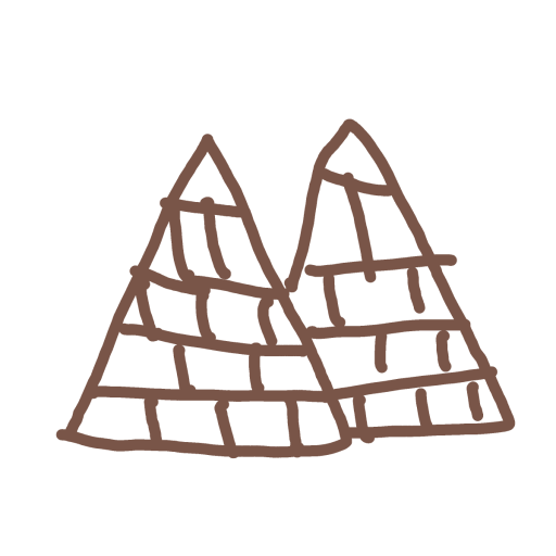 Pyramids drawing by iron-wise-doodler