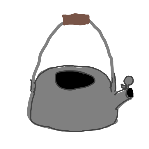 Kettle drawing by Guardianoflives