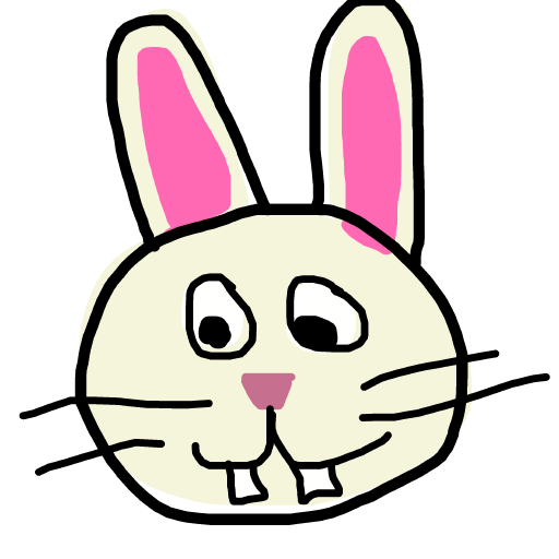 Bunny drawing by spleenonlean