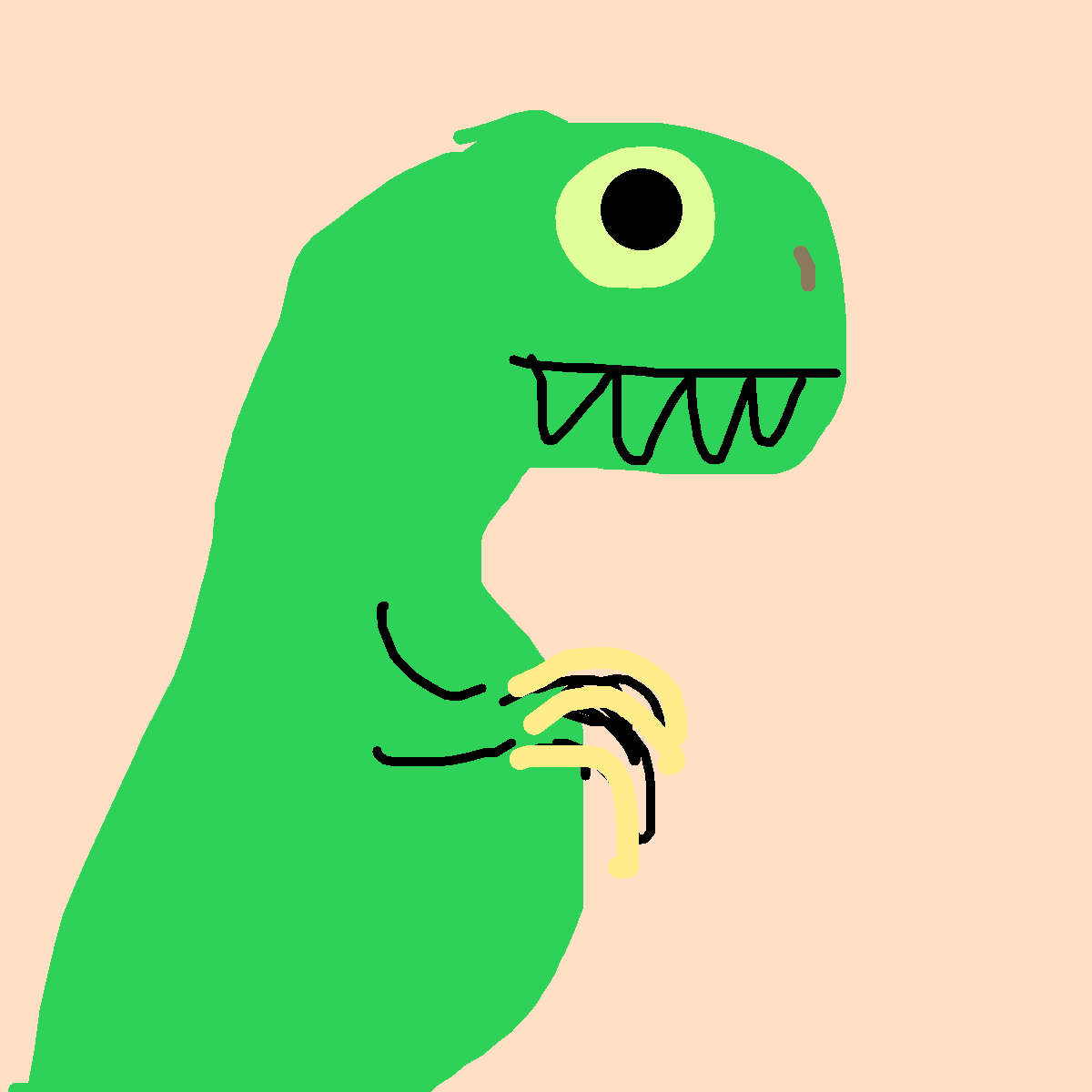 T-Rex drawing by grou