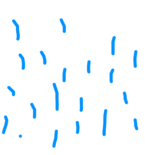Rain drawing by pikapikachuu