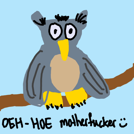 Owl drawing by tekentrutxxx