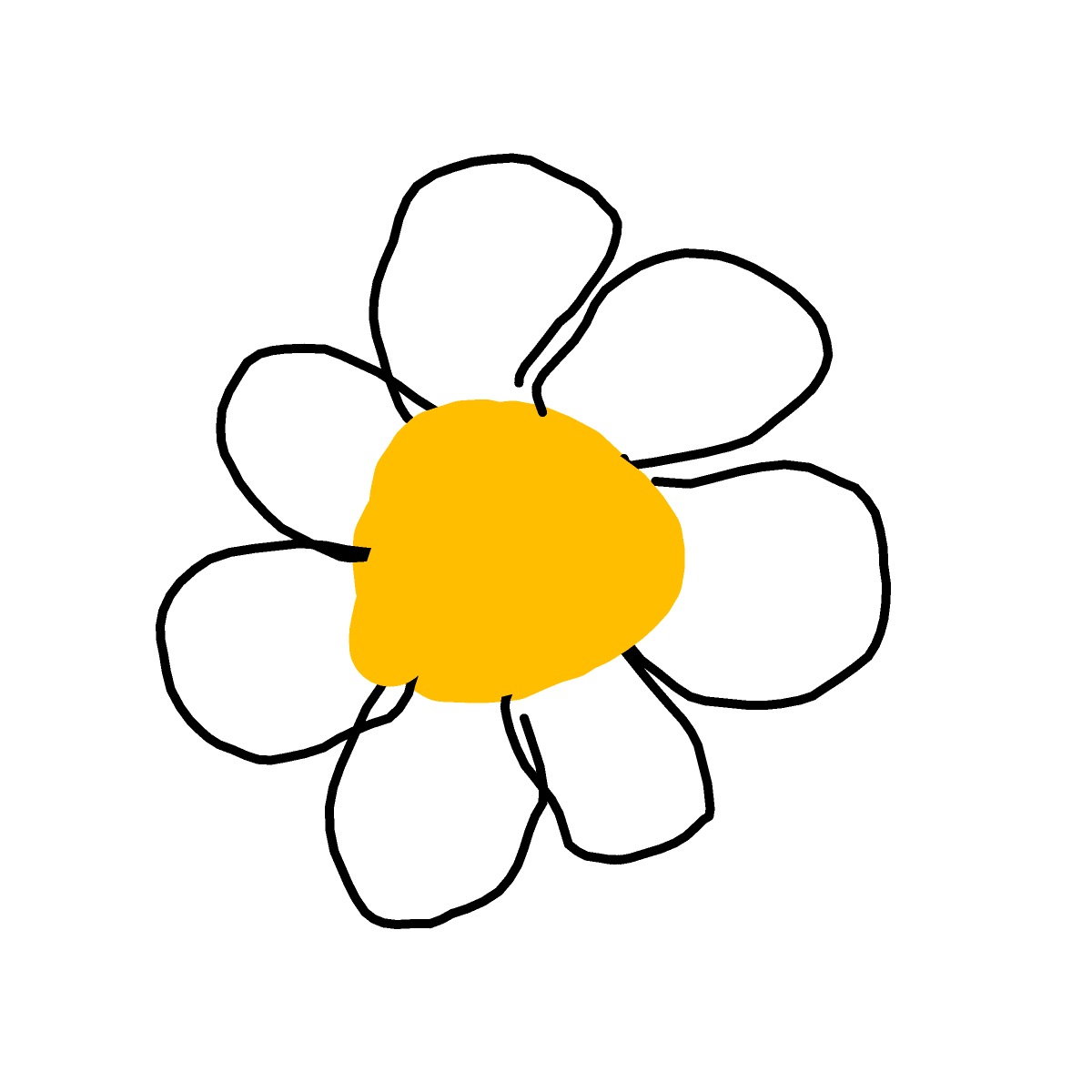 Daisy drawing by Bri3