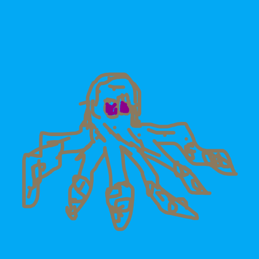 Octopus drawing by delta-hyper-spire