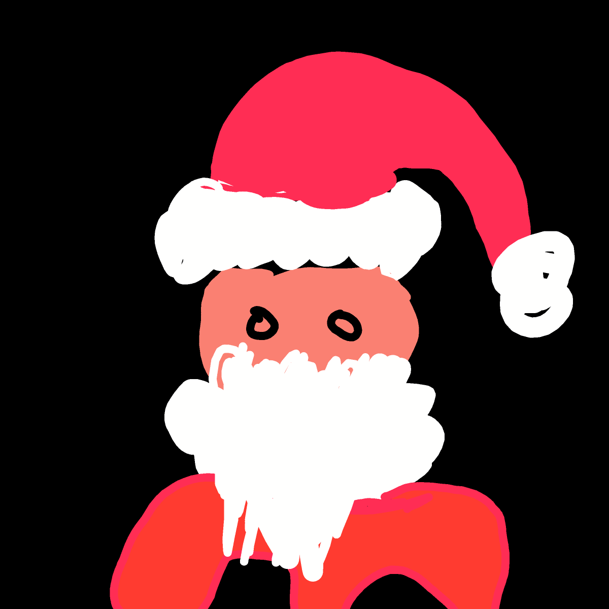 Santa drawing by cream-live-style