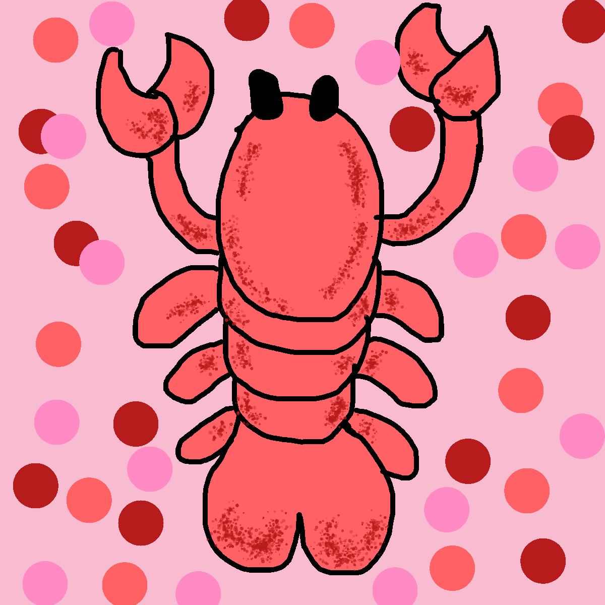 Lobster drawing by krissywissy