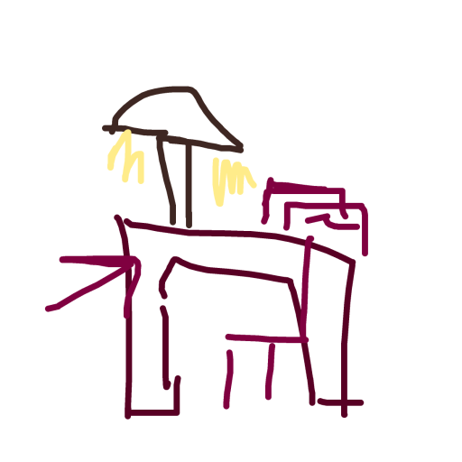 Desk drawing by live-quick-flux