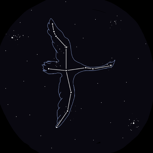 Constellation drawing by firecracker