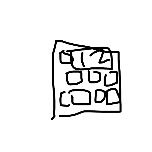 Calculator drawing by wide-pure-sketch