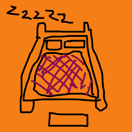 Bed drawing by delta-hyper-spire