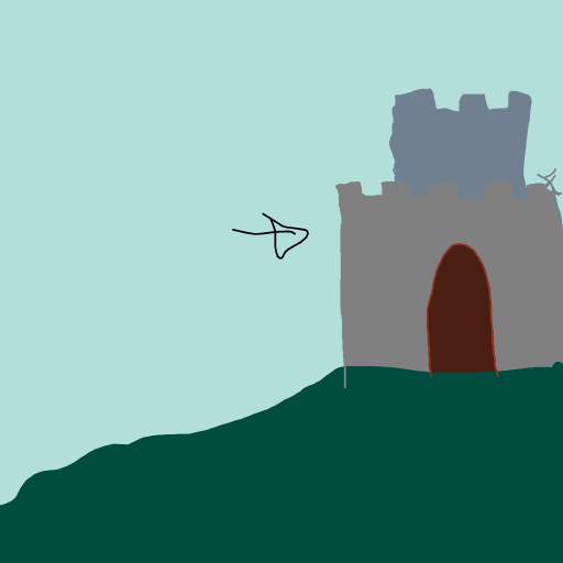 Castle drawing by mjolnirbear