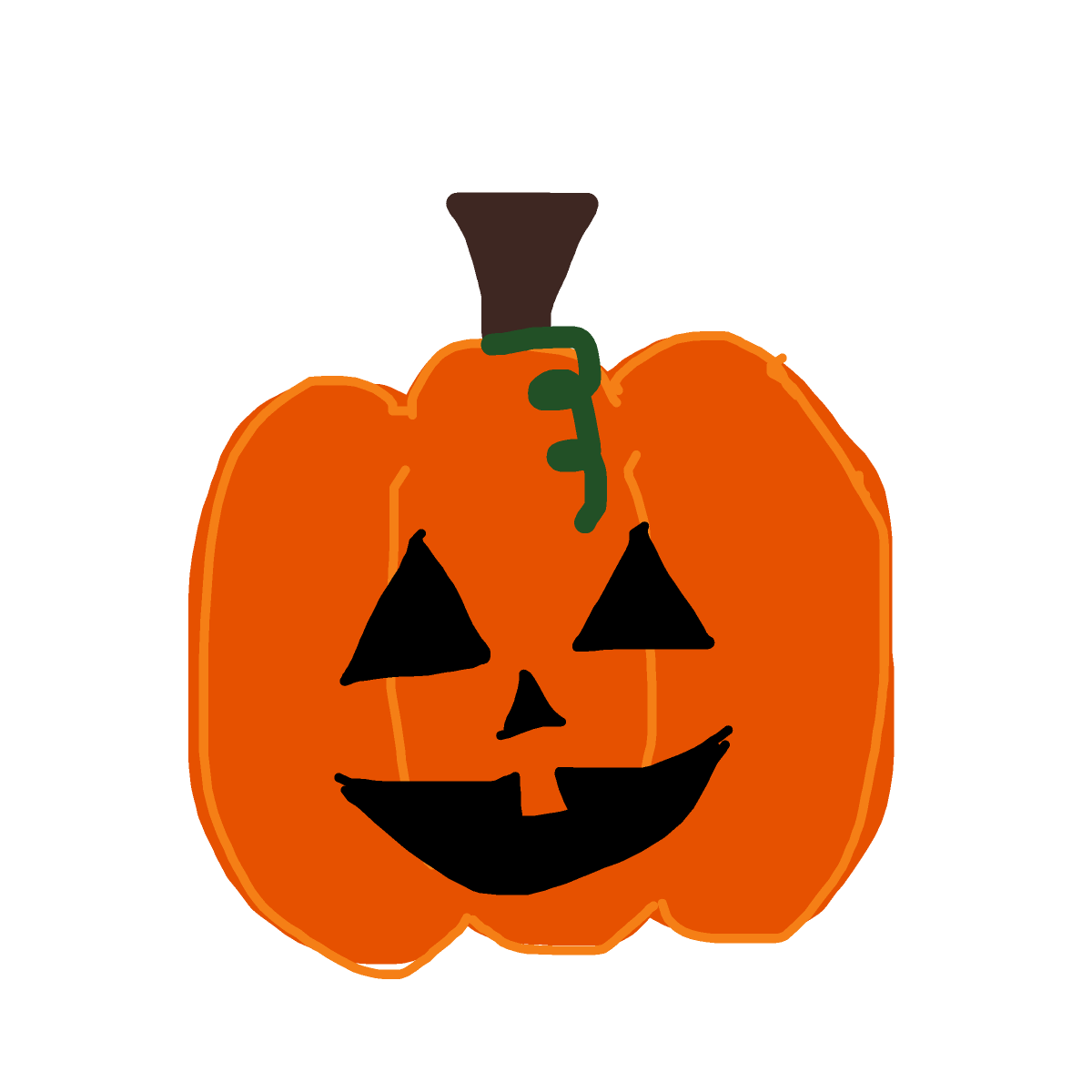 Pumpkin drawing by spleenonlean