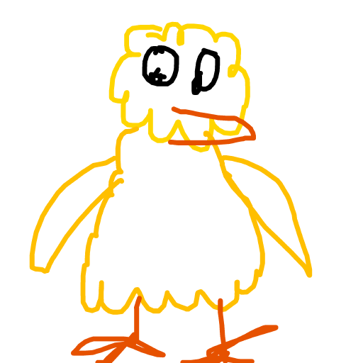 Big Bird drawing by sarahhoadley