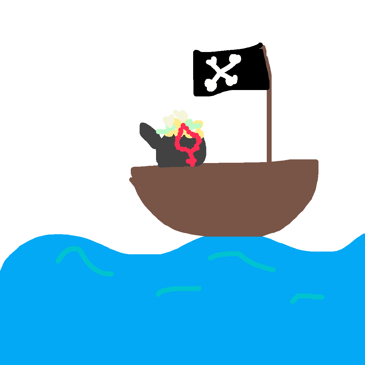 Pirate drawing by color-olive-web