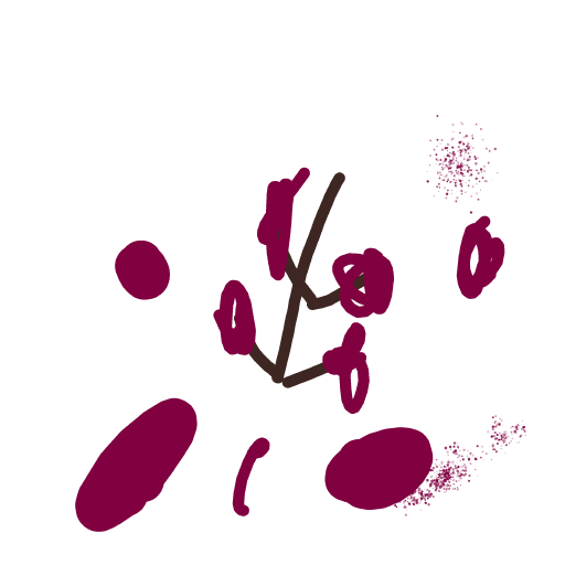 Grapes drawing by lead-calm-heart