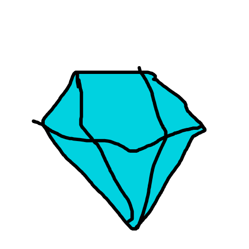 Diamond drawing by pikapikachuu