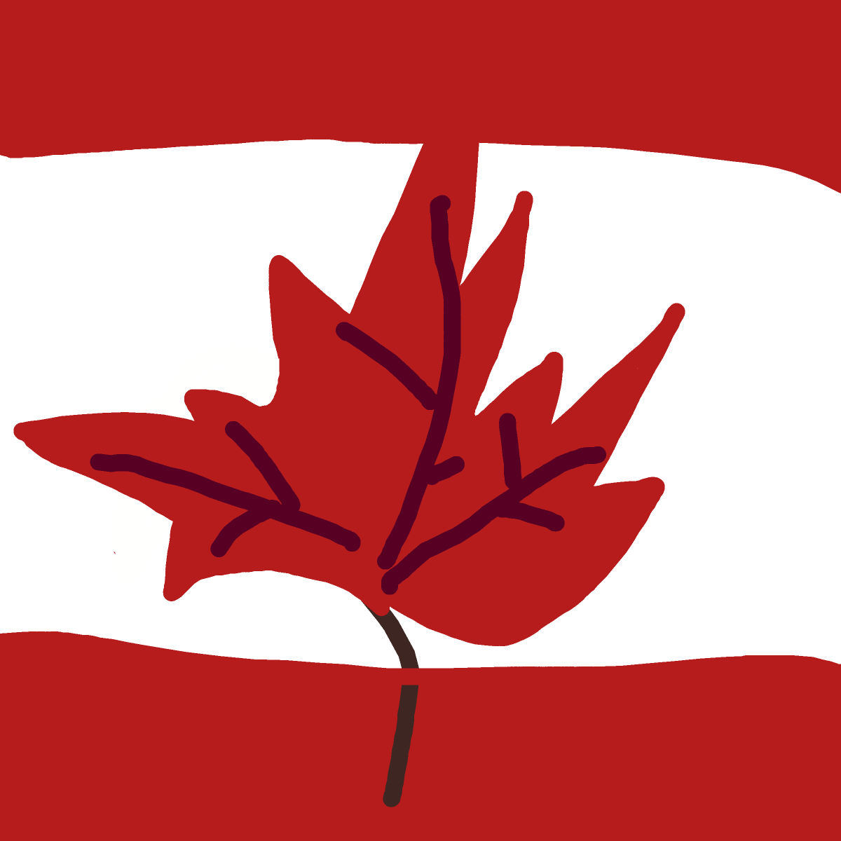 Maple Leaf drawing by Timmie