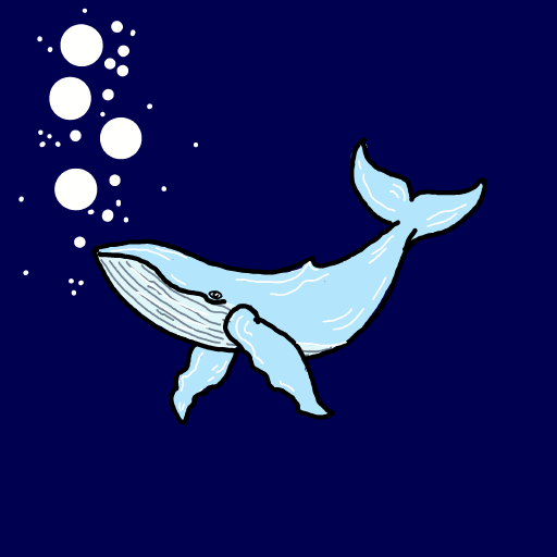 Whale drawing by gamma-coal-wheel
