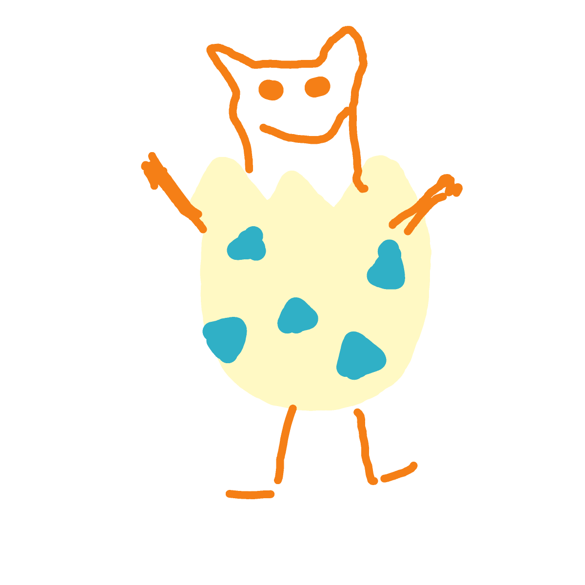 Togepi drawing by sky-plum-peak