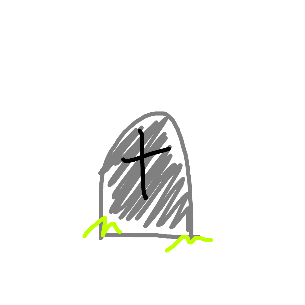 Gravestone drawing by piratedgender