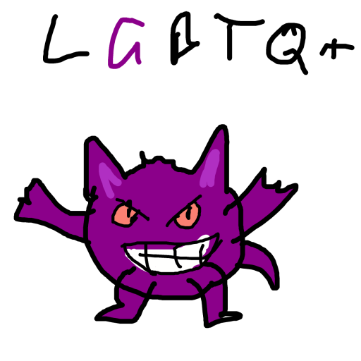 Gengar drawing by princess fiona