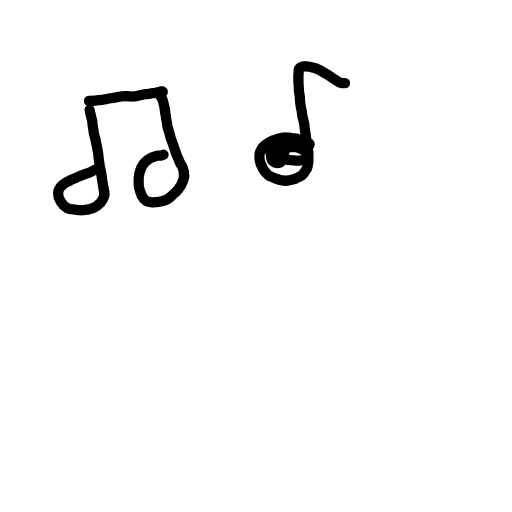 Music Note drawing by Mrs O