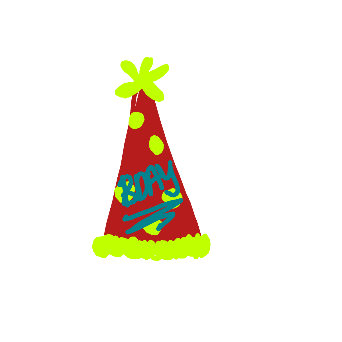 Party Hat drawing by sun-rose-drive