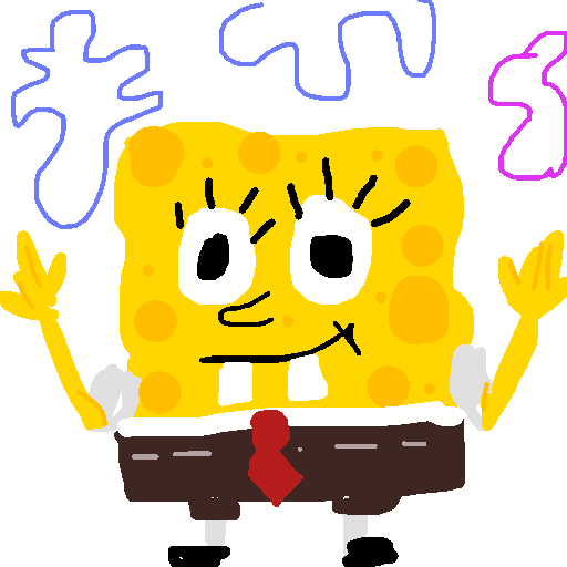 SpongeBob drawing by maymay