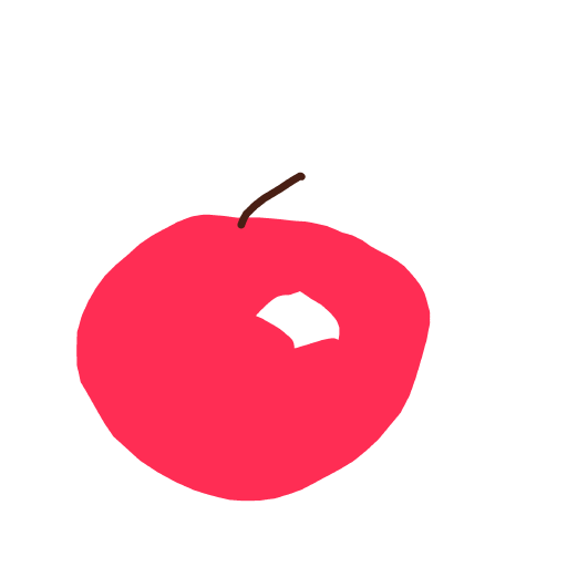 Apple drawing by Mr Doodles