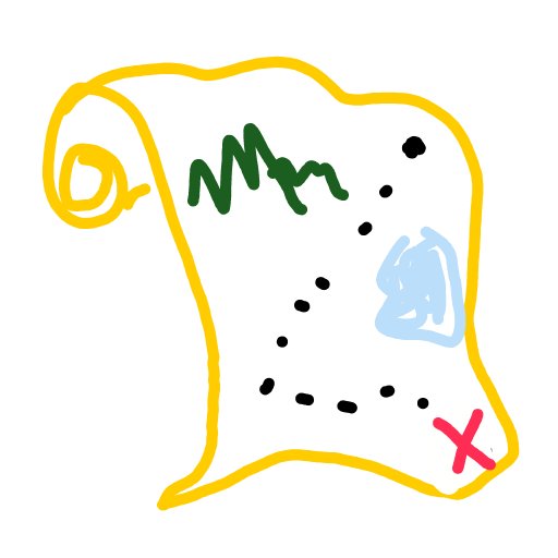 Treasure Map drawing by fresh-mint-illustrator