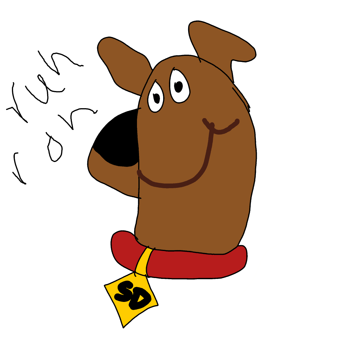 Scooby-Doo drawing by Shandi
