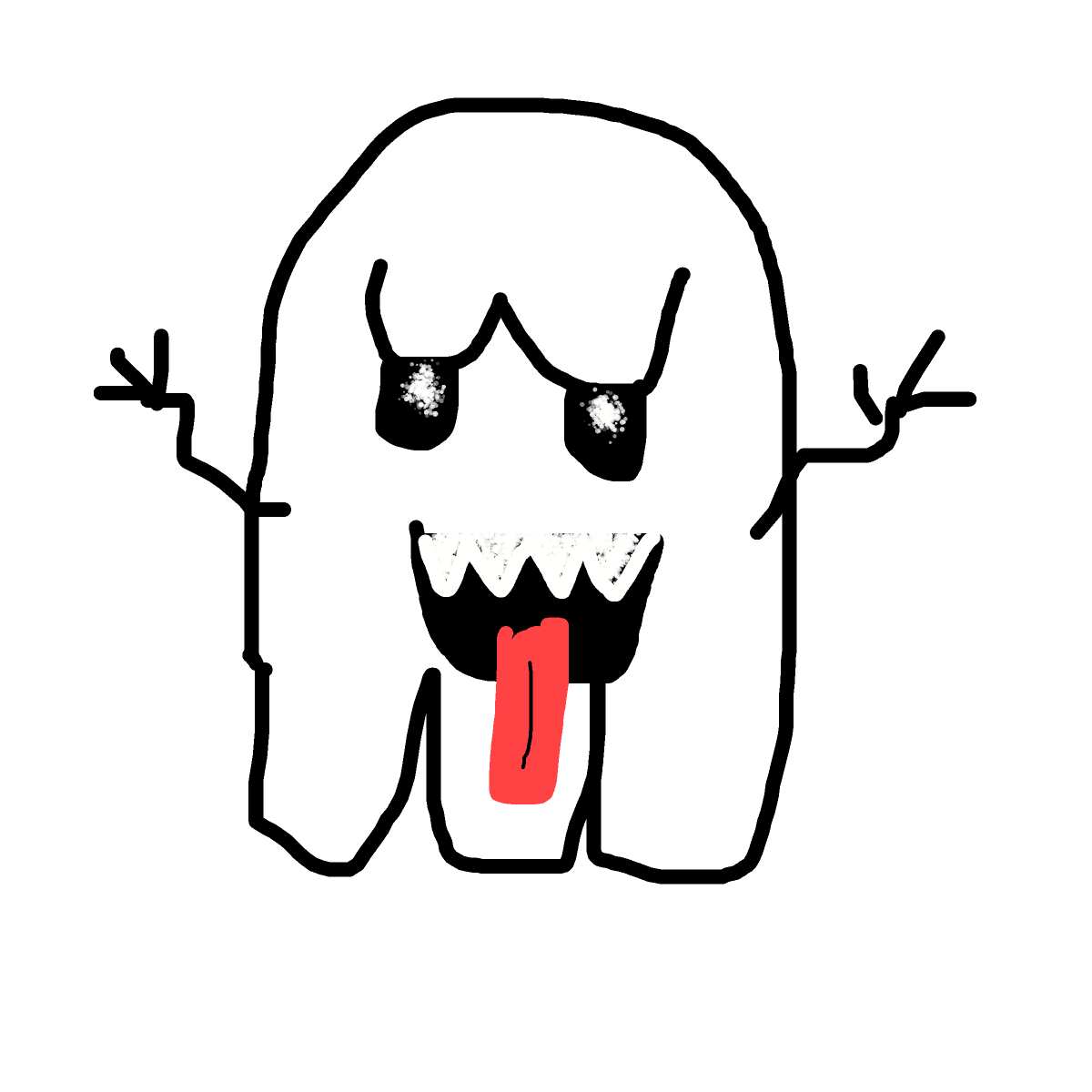 Ghost drawing by dan
