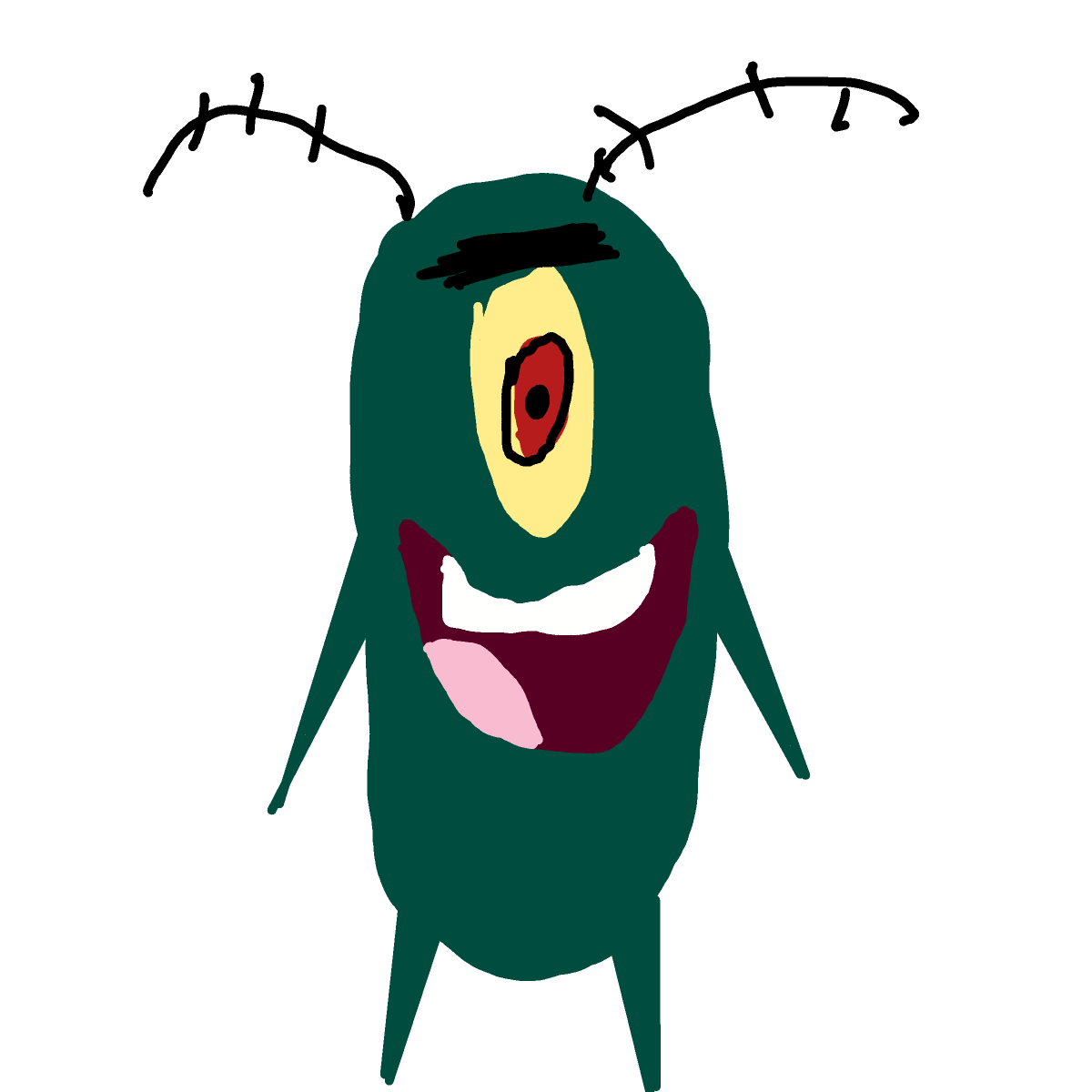 Plankton drawing by SodaNight