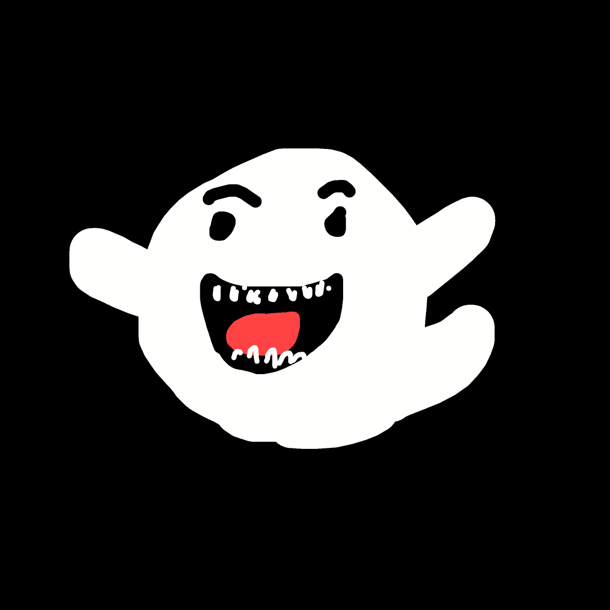 Boo drawing by knoxy