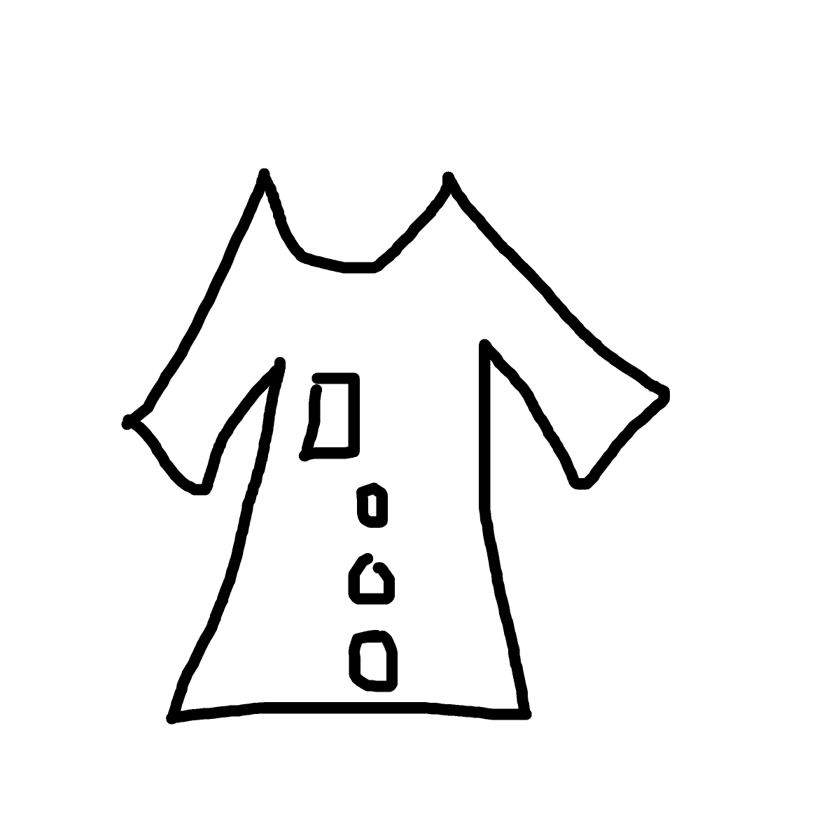 Shirt drawing by mikestam195