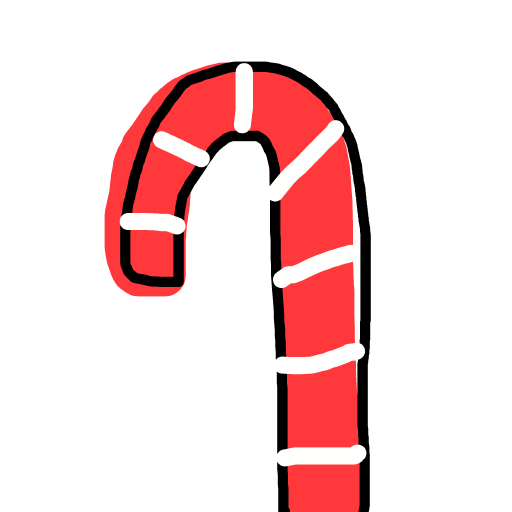 Candy Cane drawing by misha