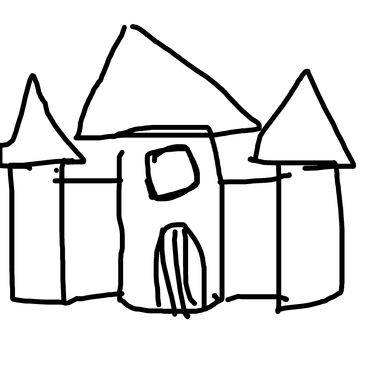 Castle drawing by fine-happy-soul