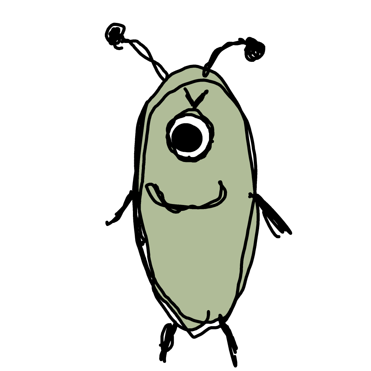 Plankton drawing by wind-graph-ninja